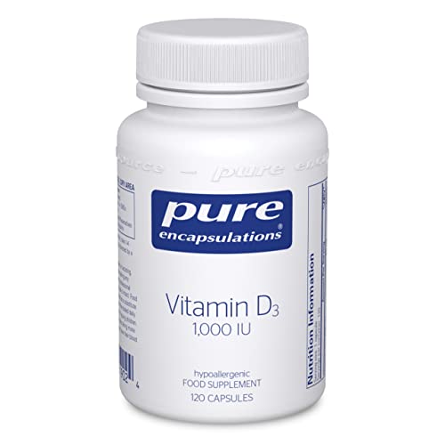 Pure Encapsulations Vitamin D3 25 mcg (1,000 IU)