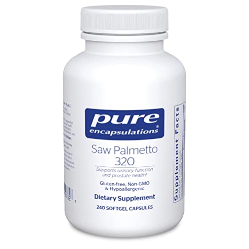 Truncate the text “Pure Encapsulations Saw Palmetto 320 | Fatty Acids and Other Essential Nutrients to Support Prostate, and Urinary Function* | 240 Softgel Capsules” to all words before the first occurrence of either “|”, “–”, or “-“, whichever comes first. If none of these characters are present, truncate to the first comma.