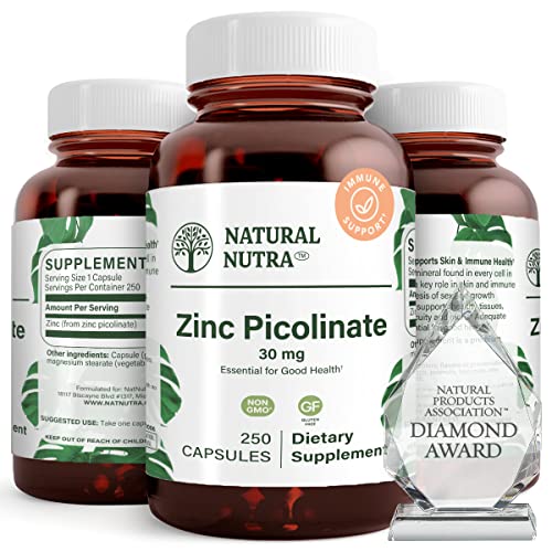 Natural Nutra Zinc Picolinate 30 mg, Double Strength