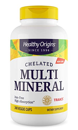 Healthy Origins Chelated Multi Mineral (featuring Albion Minerals), 240 Veggie Caps