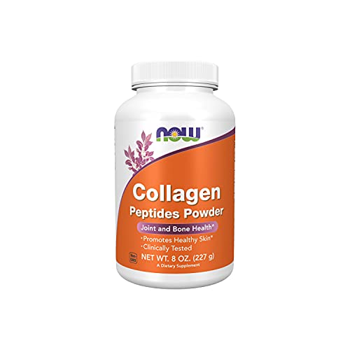 NOW Supplements, Collagen Peptides Powder, Clinically Tested, Joint and Bone Health*, 8-Ounce