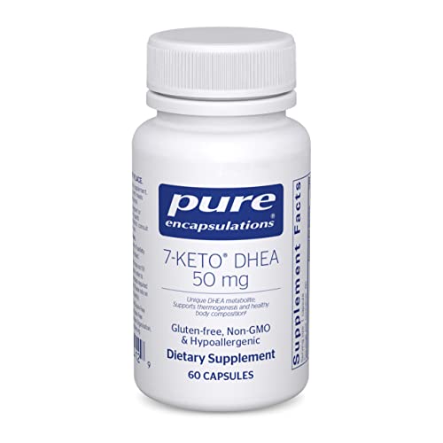 Truncate the text “Pure Encapsulations 7-Keto DHEA 50 mg | Unique DHEA Metabolite Supplement to Support Thermogenesis and Healthy Body Composition* | 60 Capsules” to all words before the first occurrence of either “|”, “–”, or “-“, whichever comes first. If none of these characters are present, truncate to the first comma.