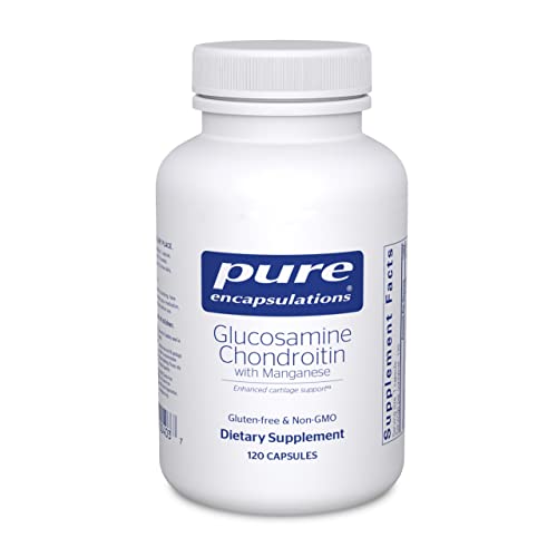 Truncate the text “Pure Encapsulations Glucosamine Chondroitin with Manganese | Supplement for Joint Support, Comfort, Mobility, Cartilage Integrity and Health, and Connective Tissue* | 120 Capsules” to all words before the first occurrence of either “|”, “–”, or “-“, whichever comes first. If none of these characters are present, truncate to the first comma.