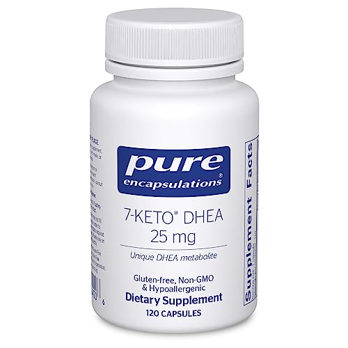Truncate the text “Pure Encapsulations 7-Keto DHEA 25 mg | Unique DHEA Metabolite Supplement to Support Thermogenesis and Healthy Body Composition* | 120 Capsules” to all words before the first occurrence of either “|”, “–”, or “-“, whichever comes first. If none of these characters are present, truncate to the first comma.