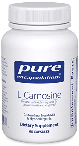 Truncate the text “Pure Encapsulations L-Carnosine | Amino Acid Supplement for Joints, Brain, Antioxidants, Heart Health, and Exercise* | 60 Capsules” to all words before the first occurrence of either “|”, “–”, or “-“, whichever comes first. If none of these characters are present, truncate to the first comma.