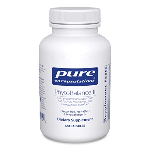 Truncate the text “Pure Encapsulations PhytoBalance II | Supports Healthy Estrogen and Progesterone Activity & Reduces Hot Flashes | 120 Capsules” to all words before the first occurrence of either “|”, “–”, or “-“, whichever comes first. If none of these characters are present, truncate to the first comma.