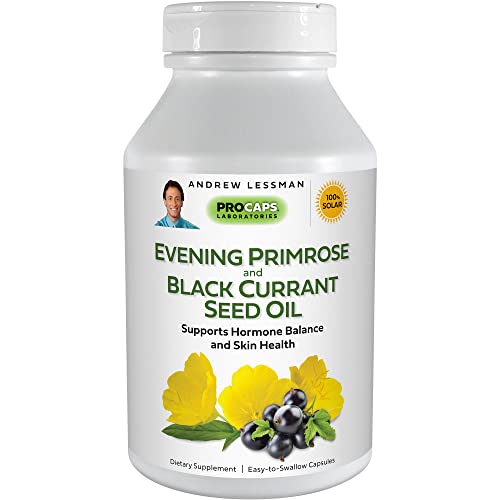 Truncate the text “ANDREW LESSMAN Evening Primrose with Black Currant Seed Oil 360 Softgels – Soothes Physical Discomfort and Mood Swings Due to Menstrual Cycle, with Gamma-Linolenic, Omega-6 Fatty Acids, No Additives” to all words before the first occurrence of either “|”, “–”, or “-“, whichever comes first. If none of these characters are present, truncate to the first comma.