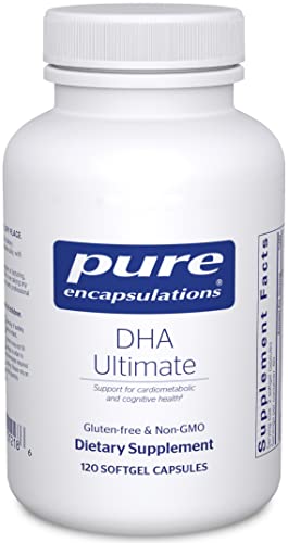 Truncate the text “Pure Encapsulations DHA Ultimate | Eco-Friendly Supercritical CO2 Extracted DHA Fish Oil Concentrate | 120 Softgel Capsules” to all words before the first occurrence of either “|”, “–”, or “-“, whichever comes first. If none of these characters are present, truncate to the first comma.