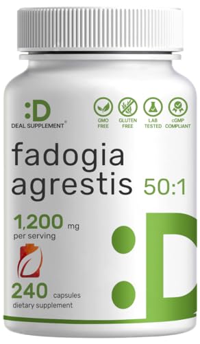 Truncate the text “DEAL SUPPLEMENT Fadogia Agrestis 1,200 mg Per Serving, 240* Capsules – 50:1 Extract from Root, Plant Based, Highly Purified and Bioavailable – Gluten Free, Non-GMO, Third Party Tested” to all words before the first occurrence of either “|”, “–”, or “-“, whichever comes first. If none of these characters are present, truncate to the first comma.