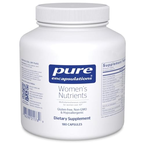 Truncate the text “PureBrand Encapsulations Women’s Nutrients – 180 Capsules – Multivitamin for Women Over 40 to Support Health, Breast Cell Health & Eye Integrity* – with Vitamin C, Vitamin E & Vitamin A” to all words before the first occurrence of either “|”, “–”, or “-“, whichever comes first. If none of these characters are present, truncate to the first comma.