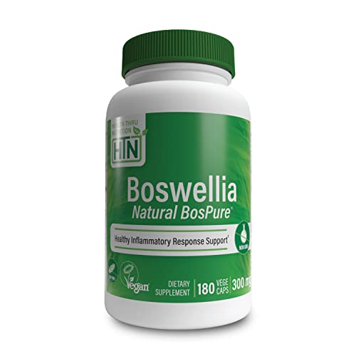 Truncate the text “Health Thru Nutrition Boswellia 300mg 180 Capsules as Bospure AKBAMAX | High Potency 75% Boswellic Acids 10% AKBA | Healthy Inflammatory Support | Vegan Certified | Non-GMO Gluten Free Soy Free” to all words before the first occurrence of either “|”, “–”, or “-“, whichever comes first. If none of these characters are present, truncate to the first comma.