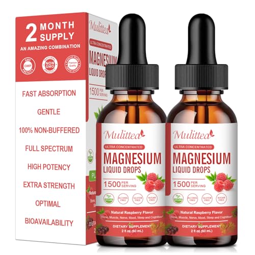 Truncate the text “(2 Pack) Magnesium Glycinate Liquid Drops w/ 1500mg Magnesium Glycinate, Taurate, Malate, Citrate, Calcium Plus Potassium for Nerve, Bone, Heart Health & Energy Zzz -High Absorption-Raspberry Flavor” to all words before the first occurrence of either “|”, “–”, or “-“, whichever comes first. If none of these characters are present, truncate to the first comma.