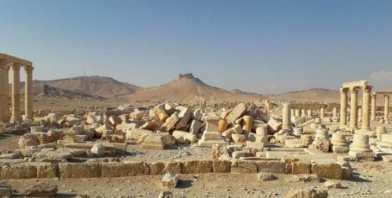 Report documents devastation of ancient city of Palmyra, a World Heritage Site, after the fall of the Assad regime