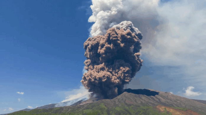 Watch Mount Etna erupt: Europe's largest volcano blows as tourists scramble to safety
